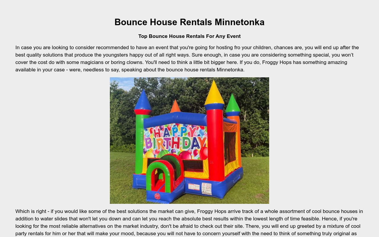 Bounce House Rentals